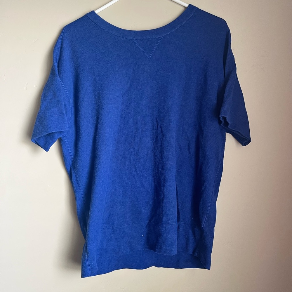 Blue Sweater Top
